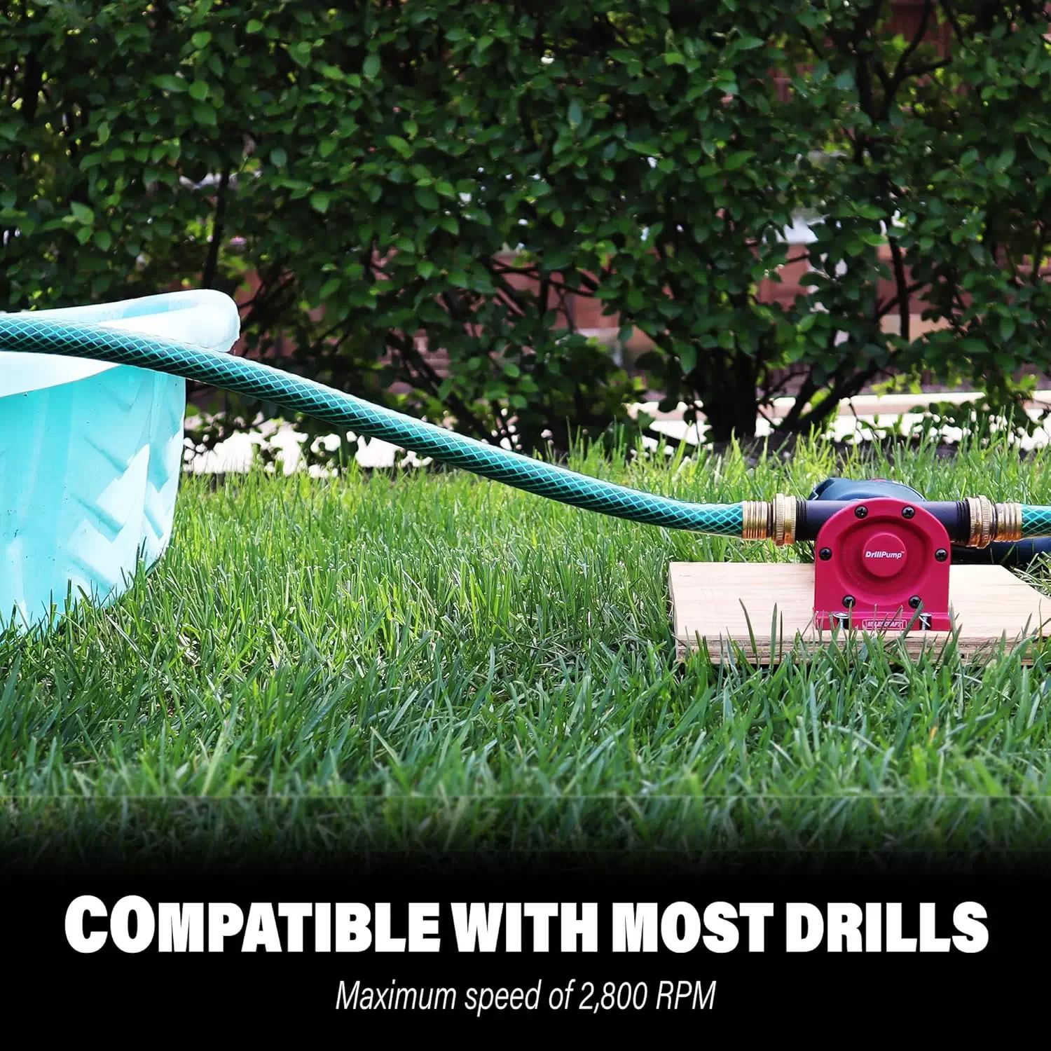 Milescraft 1314 DrillPump750 Self Priming Multi Purpuse Water Transfer Drill Pump